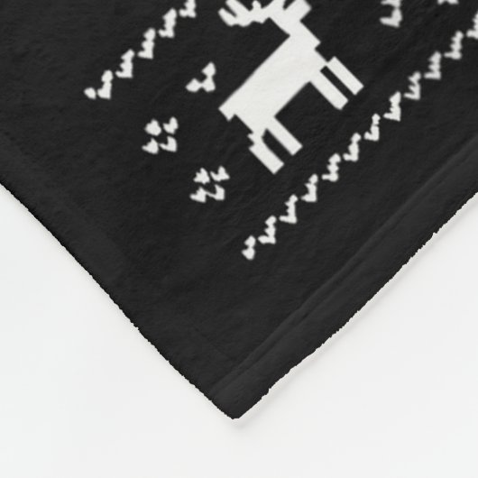 Sloth Ugly Christmas Fleecedecke (Ecke)