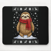 Sloth Ugly Christmas Mousepad (Vorne)