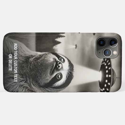 Sloth und Astronaut Liebe UFO Thema Geschenk Case-Mate iPhone Hülle (Rückseite (Horizontal))