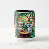 Sloth und Koala Coffee Tasse (Mittel)