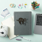 Sloth und Steady Custom Cut Vinyl Sticker (iPad Hülle)