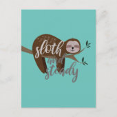 Sloth und Steady Postkarte (Vorderseite)