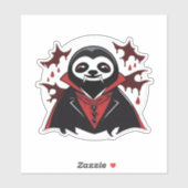 Sloth vampire Classic T - Shirt_1 Aufkleber (Blatt)