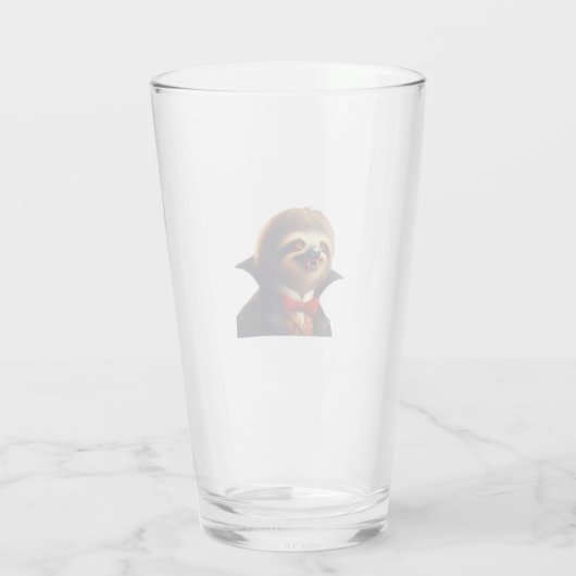 Sloth Vampire Classic T-Shirt Glas (Rückseite)