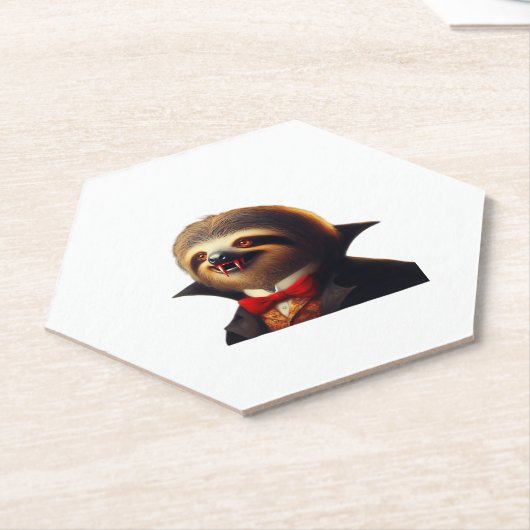 Sloth Vampire Classic T - Shirt Untersetzer (angewinkelt)