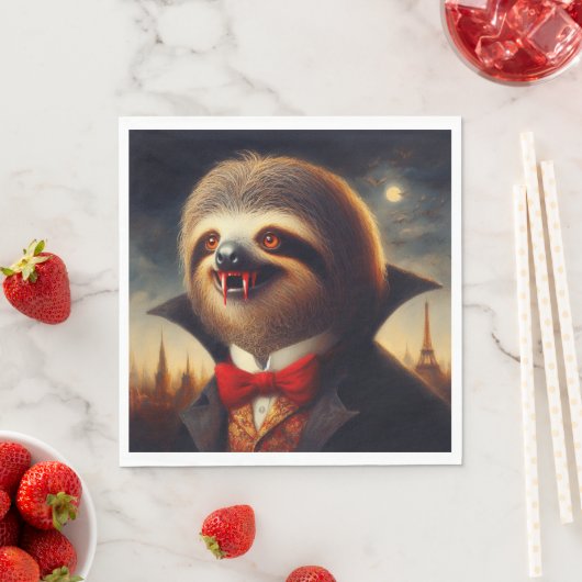 Sloth Vampire Serviette (Beispiel)