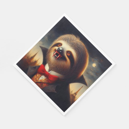 Sloth Vampire Serviette (Ecke)