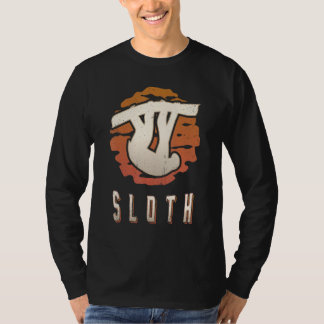 Sloth Vintage Retro Classic Animal Sunset T-Shirt
