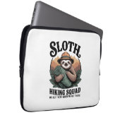 Sloth WanderSquad Funny Camping Laptopschutzhülle (Vorne Rechts)