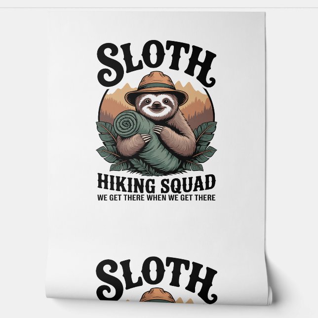 Sloth WanderSquad Funny Camping Tapete (Abrollen)