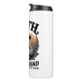 Sloth WanderSquad Funny Camping Thermosbecher (Nach rechts gedreht)