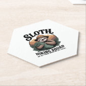 Sloth WanderSquad Funny Camping Untersetzer (angewinkelt)