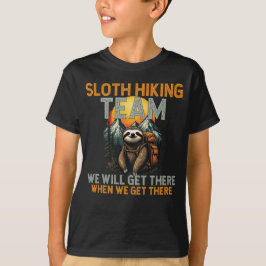 Sloth Wanderteam - Abenteuer im Freien T-Shirt