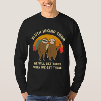 Sloth Wanderteam Funny Vintag T-Shirt