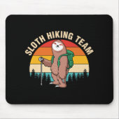 Sloth Wanderteam Sloth Adventure Wandern Mousepad (Vorne)