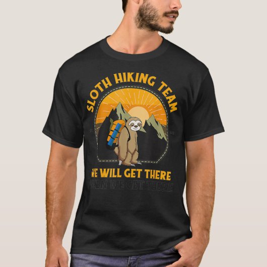 Sloth Wandertoshirt Sloth Wanderteam T-Shirt (Vorderseite)