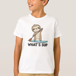 Sloth was SUP Team Paddling Funny Sloths T-Shirt