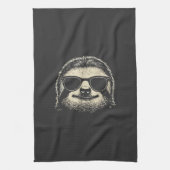 Sloth Wearing Sunglasses Graphic Sloth Shirt Men W Geschirrtuch (Vertikal)