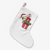 Sloth Weihnachtsgeschenk Winterspiele Kleiner Weihnachtsstrumpf (Vorderansicht (hängend))