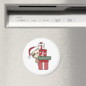 Sloth Weihnachtsgeschenk Winterspiele Magnet (In Situ (Geschirrspüler))