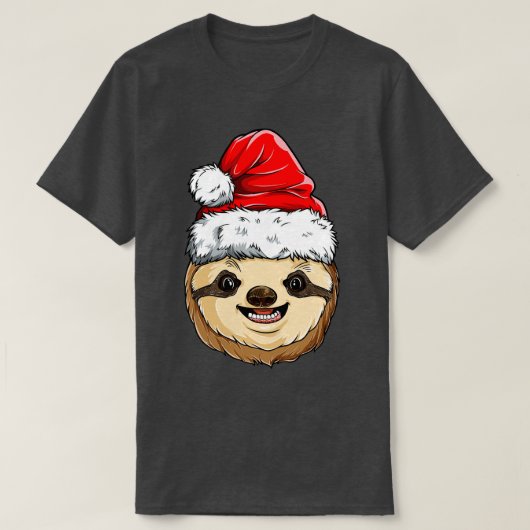 Sloth Weihnachtskids Jungs Mädchen Weihnachtsgesch T-Shirt (Design vorne)