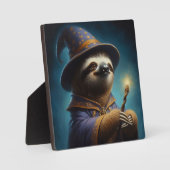 Sloth Wizard Fotoplatte (Vorderseite)