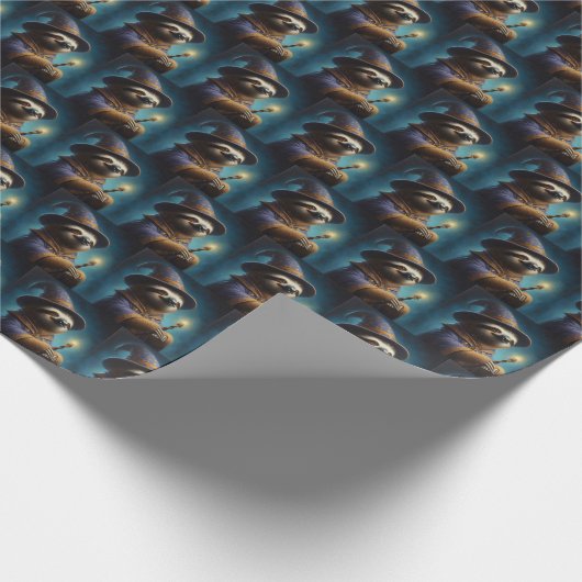 Sloth Wizard Geschenkpapier (Ecke)