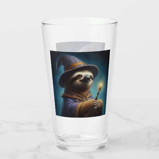 Sloth Wizard Glas (Rückseite)