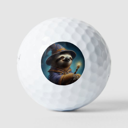 Sloth Wizard Golfball (Vorderseite)