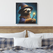 Sloth Wizard Leinwanddruck (Insitu (Schlafzimmer))