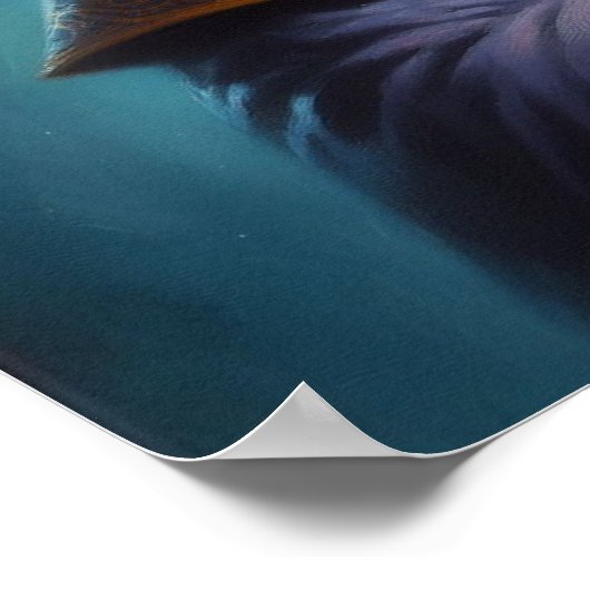 Sloth Wizard Poster (Ecke)