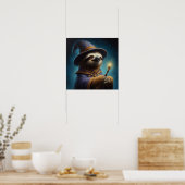 Sloth Wizard Poster (Küche)