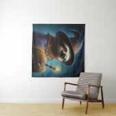 Sloth Wizard Wandteppich (Beispiel (Horizontal))