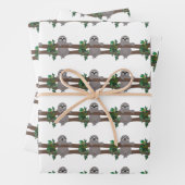 Sloth Wrapping Paper Sheets Geschenkpapier Set (Beispiel)
