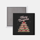 Sloth Xmas Tree Sloths Weihnachtsbaum Tank Top Magnet (Vorderseite/Rückseite)