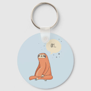 Sloth Yoga Funny Sloth Lover Schlüsselanhänger