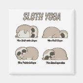 Sloth Yoga Magnet (Vorne)
