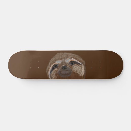 Sloth Zeichnend Skateboard (Horizontal)