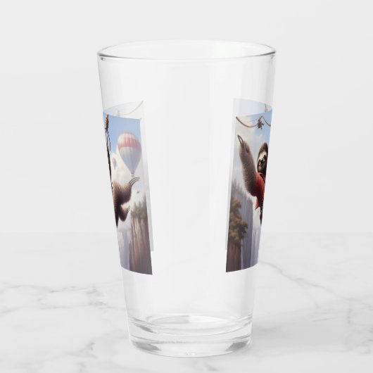 Sloth Ziplining Glas (Rechts)