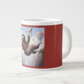 Sloth Ziplining Jumbo-Tasse (Vorderseite Rechts)
