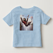 Sloth Ziplining Kleinkind T-shirt (Vorderseite)