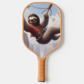 Sloth Ziplining Pickleball Schläger (Rückseite)