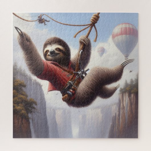 Sloth Ziplining Puzzle (Vertikal)