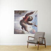 Sloth Ziplining Wandteppich (Beispiel (Horizontal))