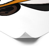 Slothful Panda Poster (Ecke)