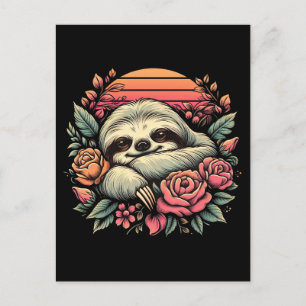 Slothful Serenity Postkarte