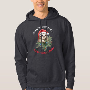 Slothful und Jolly Mein Weihnachtsmotto Design Hoodie