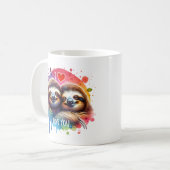 Slothful Zuneigung I Liebe Sie Kaffeetasse (Vorderseite Links)
