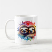 Slothful Zuneigung I Liebe Sie Kaffeetasse (Links)
