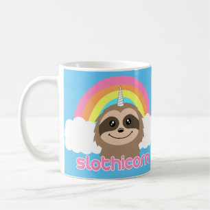Slothicorn Slothunicorn-Regenbogen-Tasse Kaffeetasse